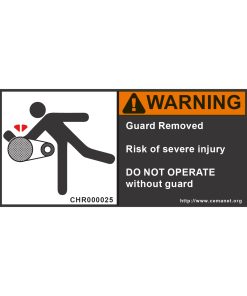 CEMA Safety Label CHR000025