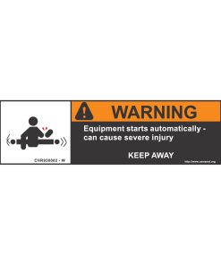 CEMA Safety Label CHR930002-W