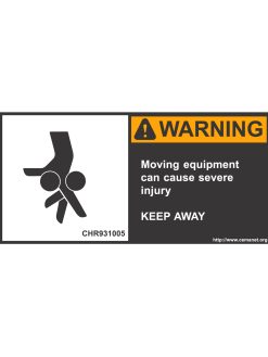 CEMA Safety Label CHR931005