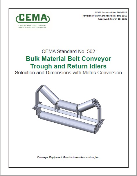CEMA Standard #502-2022, PDF, Bulk Material Belt Conveyor Troughing ...