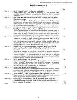 ANSI/CEMA Standard 350 - Table of Contents