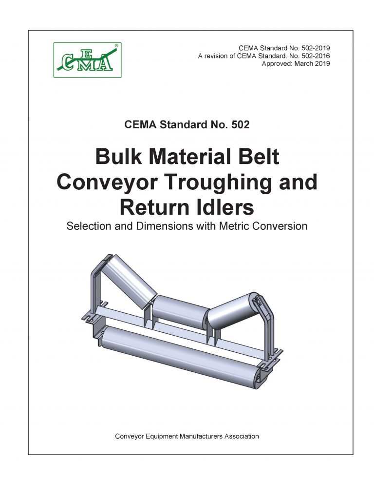 Cema Standard 502 2019 Pdf Bulk Material Belt Conveyor Troughing