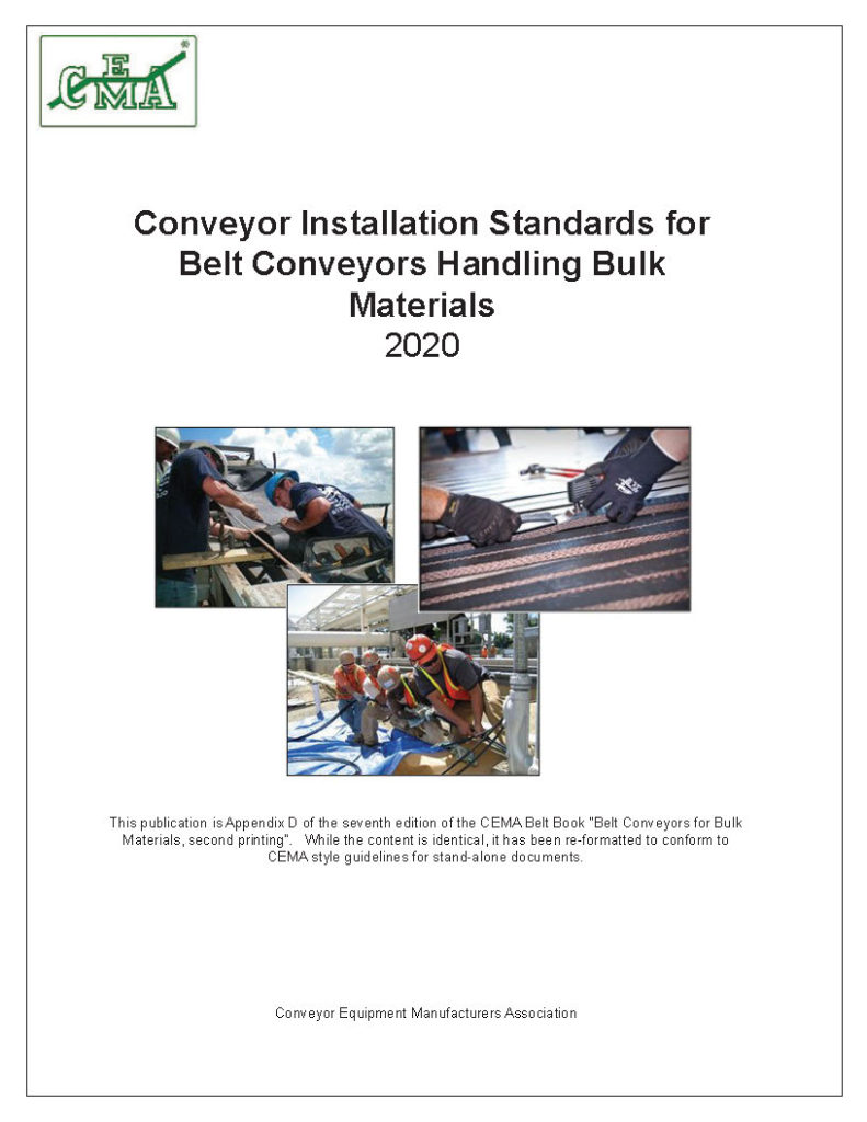 CEMA, Conveyor Installation Standards2020, PDF (7th ed., second