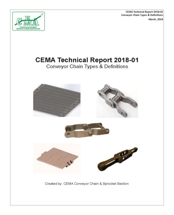 CEMA Technical Report 201801 Conveyor Chain Types & Definitions