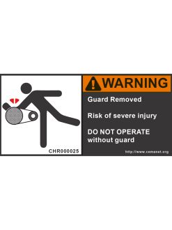 CEMA Safety Label CHR000025