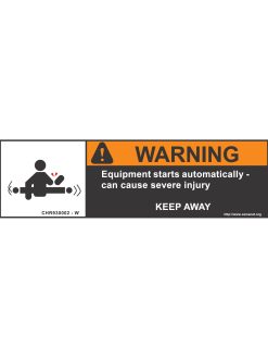 CEMA Safety Label CHR930002-W