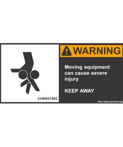 CEMA Safety Label CHR931005