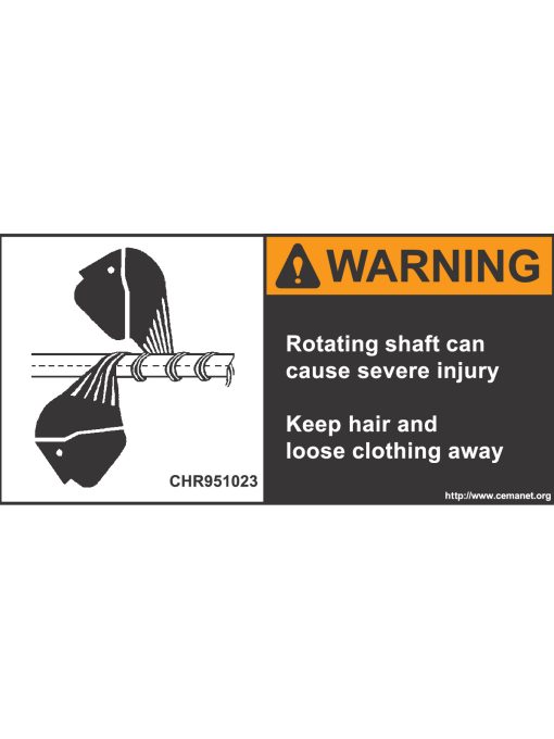 CEMA Safety Label CHR951023