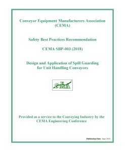 cover page of CEMA Spill Guarding Safety Best Practice guide