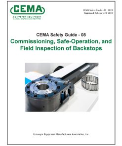 cover page for CEMA Safety Guide 08 on Backstops