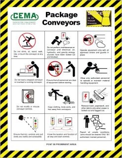 Package Conveyor Safety Poster